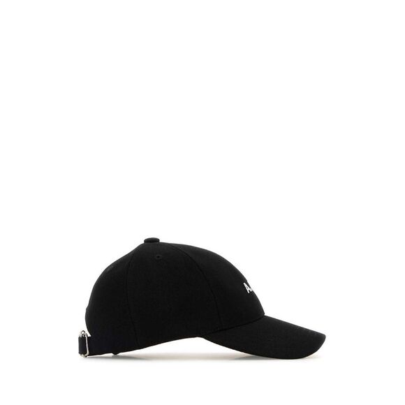 A.P.C. Men Black Stretch Cotton Charlie Baseball Cap